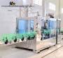 Envasadora rotativa tribloco rinser rosqueadora em inox com 9 bicos Engafbras