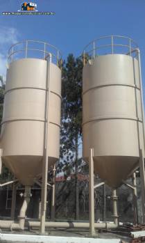 Tanque silo encamisado para armazenamento de glucose 20.000 litros