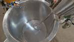 Tanque misturador encamisado em inox el�trico com h�lice centrifuga tipo Cowles 80 litros