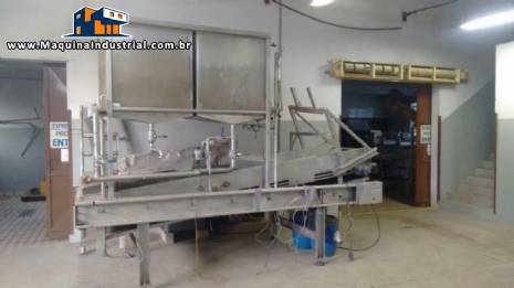 Esteira com silo e calha vibrat�ria