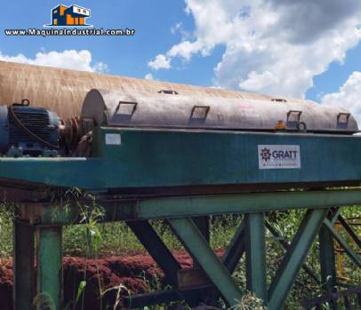 Decanter centr�fugo separador  de 2 fases com rosca em a�o inox Gratt 10.000 litros por hora