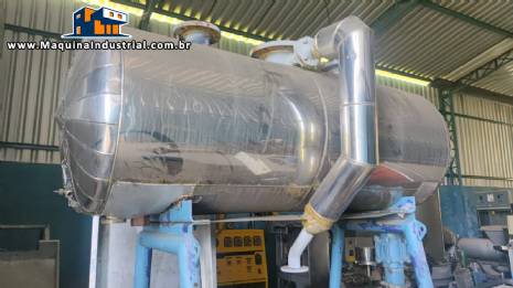 Sistema para bombeamento bomba reservat�rio de condensado em a�o inox