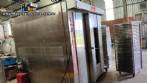 Forno rotativo em inox com carrinho duplo Supremax � g�s