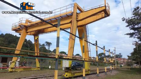 P�rtico rolante com dupla viga Ventowag 40 toneladas
