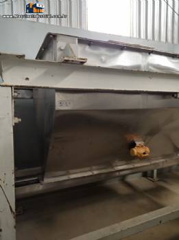 Silo de armazenamento ensacadeira em inox com rosca transportadora sa�da 2000 litros
