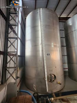 Tanque de armazenamento em a�o inox 32.000 litros