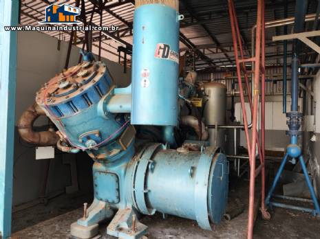 Compressor de ar de alta press�o isento de �leo 3 est�gios 260 kW Gardner Denver Belliss & Morcom modelo VH21 H3N