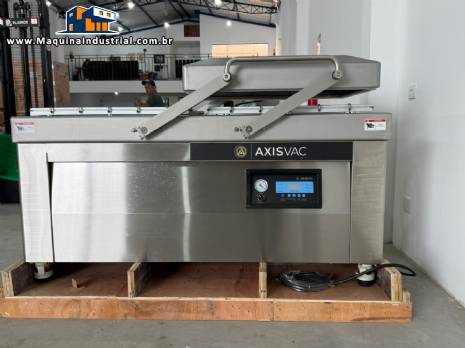 Seladora industrial a v�cuo dupla c�mara AXISVAC