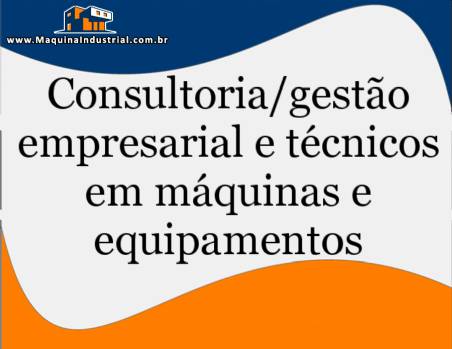 T�cnico / Consultoria em m�quinas e equipamentos na �rea de alimentos