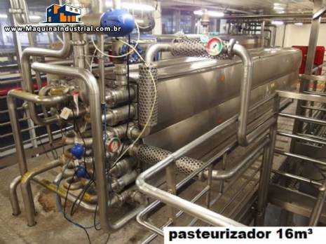 Pasteurizador tubular 16.000 litros Tetra Pak