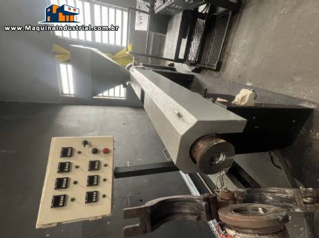 Extrusora para granula��o de pl�sticos com degasagem 60 mm e motor 30 CV