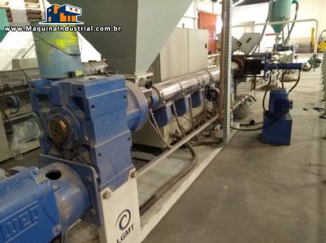 Linha de extrus�o mono rosca LGMT