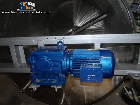 Tanque em ao inox encamisado