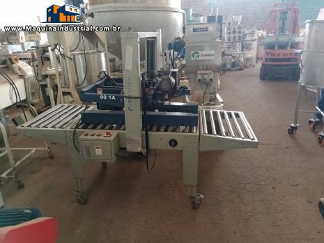 Fechadora seladora semi autom�tica para caixas de papel�o Tecmaes