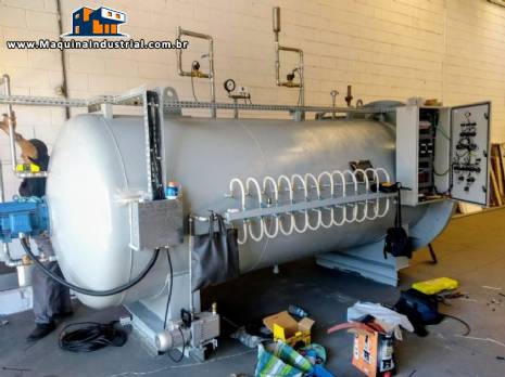 Autoclave horizontal para vidros blindados Pressure