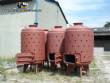5 Tanques cilindricos verticais em a�o carbono 4000 L cada