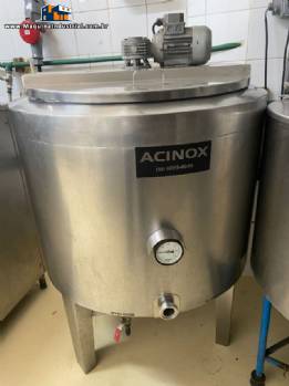 Tanque encamisado banho maria iogurteira para iogurtes 200 litros ACINOX