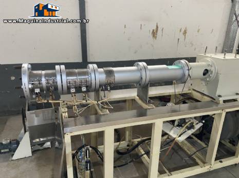 Extrusora dupla rosca 90 mm para farelados como fub�, farinha de trigo, farelo de soja VS Tecnologia industrial