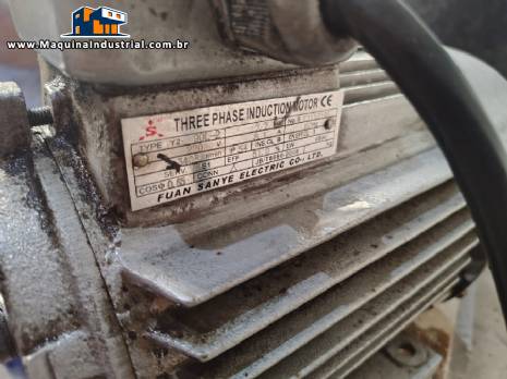Motor Marca  FUAN SANY 2.2 KW 220V 3408 rpm com flange CDIM