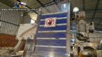 Alimentador posicionador abastecedor em a�o inox de tampas Norma