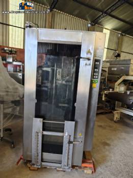 Forno turbo program�vel em a�o inox Pr�tica � g�s