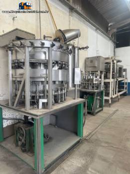 Linha para bebidas com g�s gaseificada carbonatados refrigerantes Zegla, Fabrinox e Apema