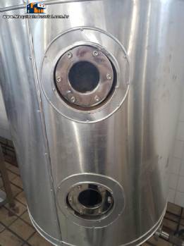 Tanque destilador em inox para 500 L