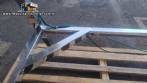 Misturador em V para p�s e granulados 100 litros em a�o inox