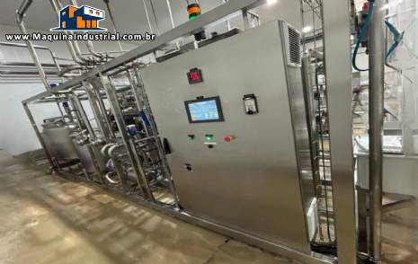 Sistema de filtra��o concentra��o por membrana para 10.000 L hora Padroniza