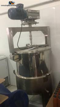 Tacho para coc��o 200 L em inox L�der Inox