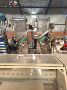 Alimentador posicionador abastecedor vibrat�rio em a�o inox de tampas TecnoEnvase TAG 5000