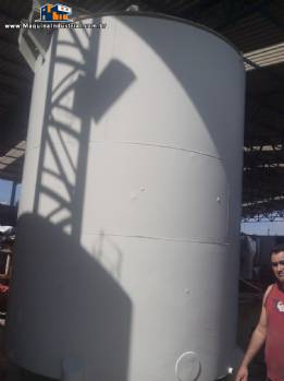 Tanque em a�o carbono encamisado de 10 Toneladas