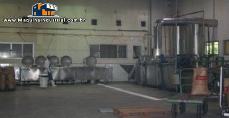 Linha para produ��o de snacks de soja