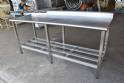 Mesa de ao inox 700 mm x 2000 mm Euro Formas