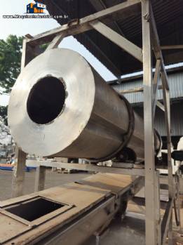 Misturador temperador recobridor revestidor de gorduras em inox