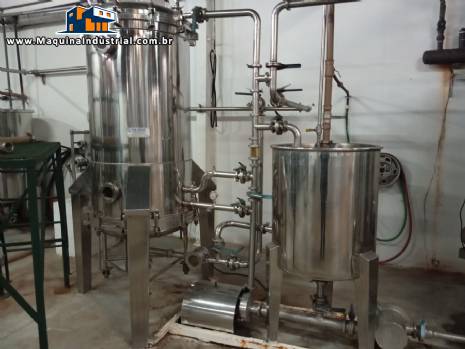 Filtro pr� capa em a�o inox Zegla 6.000 litros