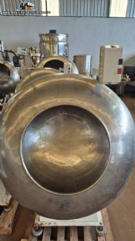 Drageadeira lisa em a�o inox Incapi 250 litros