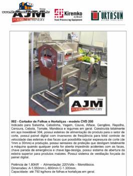 Cortador de hortalias industrial 750 kg AJM