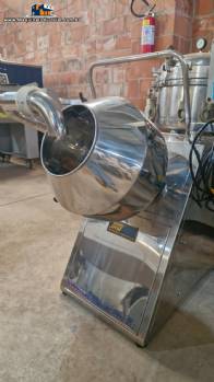Drageadeira em aço inox com insuflador de ar quente e com aletas taliscas JHM 25 litros Drageadeira em aço inox com insuflador de ar quente e com aletas taliscas JHM 25 litros