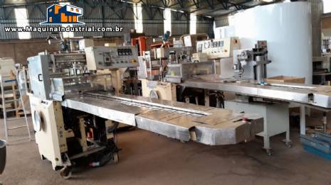 Embaladora celofanadeira Otto Haensel V3 aplicador de fitilho para embalar caixas em celofanes Embaladora celofanadeira Otto Haensel V3 aplicador de fitilho para embalar caixas em celofanes