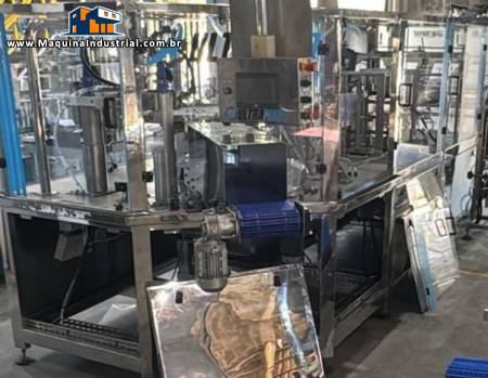 Envasadora embaladora carrossel rotativa em inox para envase de embalagens Stand-up Pouch Ultramaq Envasadora embaladora carrossel rotativa em inox para envase de embalagens Stand-up Pouch Ultramaq