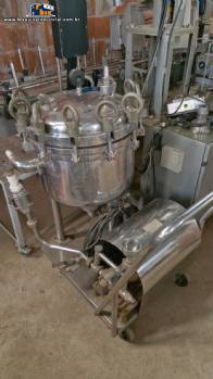 Filtro bolacha sparkler 50 L em inox Filtro bolacha sparkler 50 L em inox