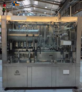 Linha para envase de latas bebidas carbonatadas com gás 1.000 latas por hora Linha para envase de latas bebidas carbonatadas com gás 1.000 latas por hora