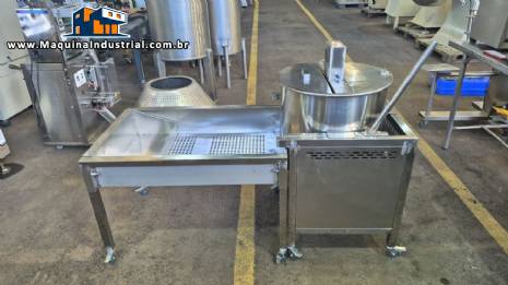 Máquina para produzir pipoca gourmet caramelizada com misturador com aquecimento à gás Máquina para produzir pipoca gourmet caramelizada com misturador com aquecimento à gás