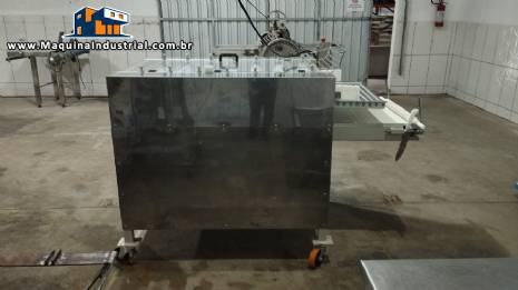 Masseira com prensa compactadora Toshiro cilindro 7 rolos Braslaer Masseira com prensa compactadora Toshiro cilindro 7 rolos Braslaer