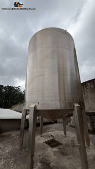 Tanque de armazenamento reservatório em inox Recinox 25.000 litros Tanque de armazenamento reservatório em inox Recinox 25.000 litros